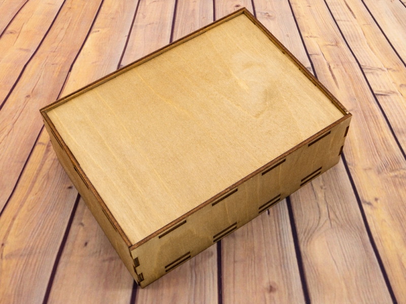 Подарочная упаковка (180х130х65 мм) орех (арт. 1448)
