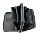 Клатч кожаный с двумя молниями  BAREZ 021 BLACK-9